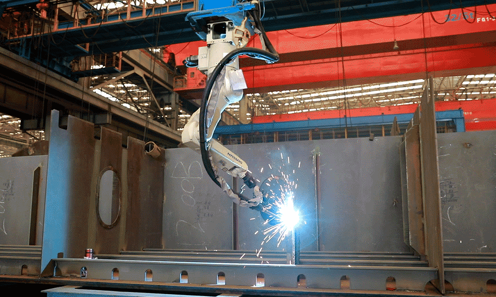 Industrial Robot Smart Welding Solutions for Ships